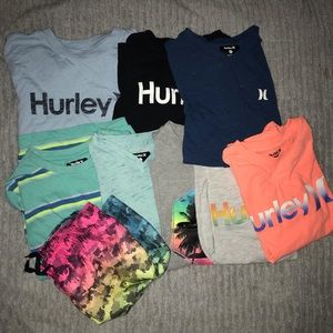 Boys size Small Hurley bundle